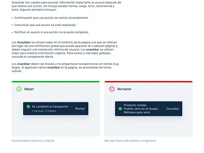 Guideline snackbar alert design design system snackbar ui