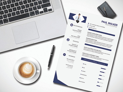 Corporate cv design by Muhtasim Islam Omi branding corporate flyer cv design cv resume design illustration minimal typography vector