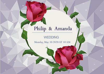 Wedding invitation card card design illustration invitation wedding