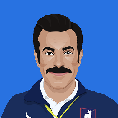 Ted Lasso apple tv design football illustration illustrator soccer ted lasso tv vector