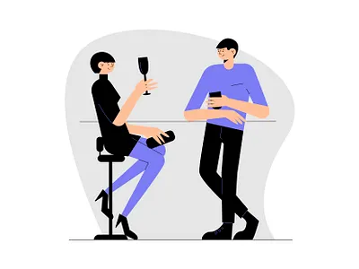 Vectober 07: Fancy design flat illustration illustrator minimal vector