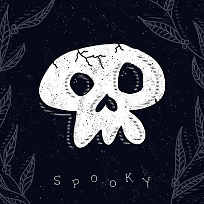 Spooky Skull death fall graveyard halloween horror illustration inktober inktober2020 october procreate skeleton sketch skull skulls spooktober spooky tombstone tour of terror
