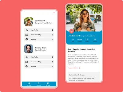 Medical ID App app app ui application branding clean design ui user experience user interface
