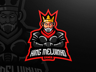 KingMelvinho | eSport Logo esport esport logo esportlogo game art game design gamer logo illustraion illustrator logo logo illustration photo