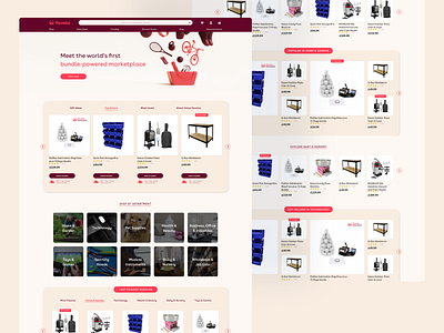 B2B - Market platform UX/UI design ecommerce marketplace minimal productdesign ui ux