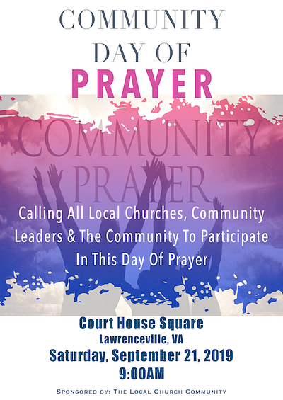 Community Prayer Flyer flyer flyer design print