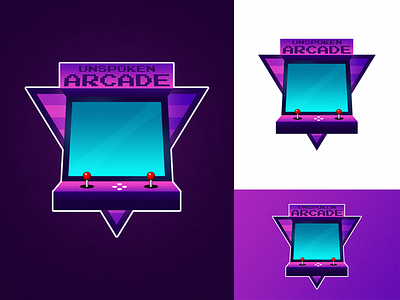 'Unspoken Arcade' art branding daily design identity illustration logo logomark ui vector