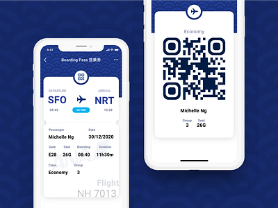 Day 24 Boarding Pass app boarding pass branding daily ui dailyui day 24 design iphone app minimal sketch ui ux vector