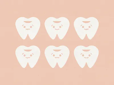 Inktober 08 – Teeth design illustration inktober inktober2020 stylized teeth teeth with teeth tooth vectober vectober2020