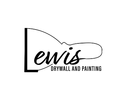 Lewis Drywall & Painting Branding branding design graphic design logo typography vector