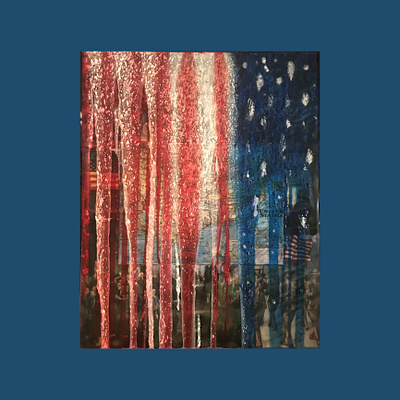 Fight for America abstract art art design modern art painting