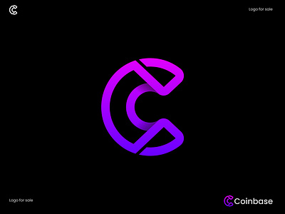 Coinbase 3d logo blockchain brand branding creative crypto design identify illustration letter c linner logo logo design logodesign outline pictogram tech ui vector wire