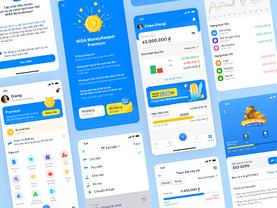 Concept MoneyKeeper app popy kaka ui design uiux