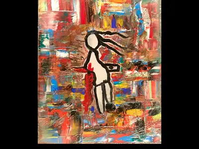Sacrifice abstract art art design modern art painting