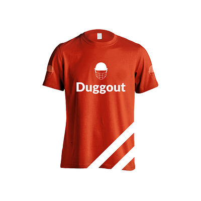 Frontside Duggout t-Shirt Design app concept creative cricket cricket app cricket logo design duggout graphic design icon illustration jiga logo