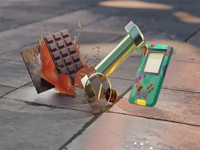 Blender one month challenge day 3 3d blender blender3d illustration