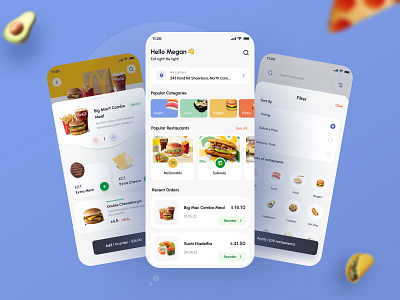 Food Delivery App app behance delivery design food mobile mobile app uber ubereats ui ux