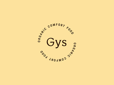Gys — organic comfort food afternoon animation branding circle concept design evening interface logo minimal morning restaurant typography ux concept webdesign