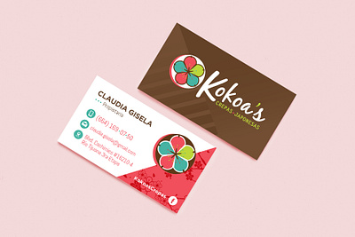 Kokoa's branding business card design illustrator