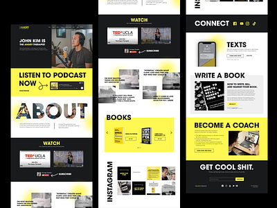 The Angry Therapist landing page redesign. Website design and de branding design graphic design homepage landing logo therapy ui ux