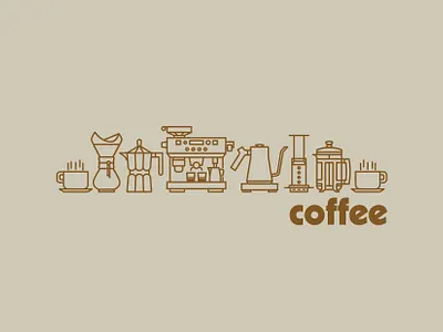 Coffee icons badge brand coffee coffeeshop design draw drawing graphic design icons iconset identity illustrate illustration logo