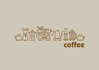 Coffee icons badge brand coffee coffeeshop design draw drawing graphic design icons iconset identity illustrate illustration logo