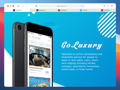 Go Luxury | Mobile App Design app branding dailyui design graphic design illustration logo ui ux vector