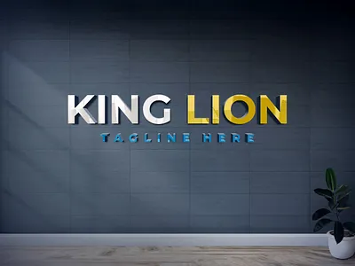 Dark Background 3D Logo Mockup Design (2020) design download mock up mockup psd