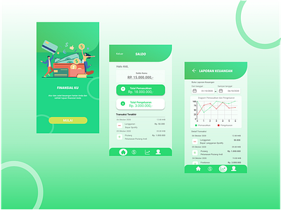 Finansial Ku App app design figma figmadesign mobile design mobile ui ui uidesign visual design