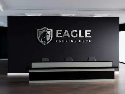 Dark Background 3D Logo Mockup Design (2020) design download mockup logo mockup psd