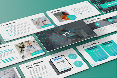 Molecula – Medical Presentation Template business presentation clean keynote template medical minimal pitchdeck powerpoint template presentation proposal simple slides