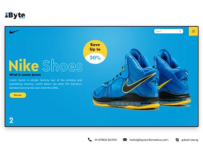 Nike Shoes Design banner branding design flat icon logo vector