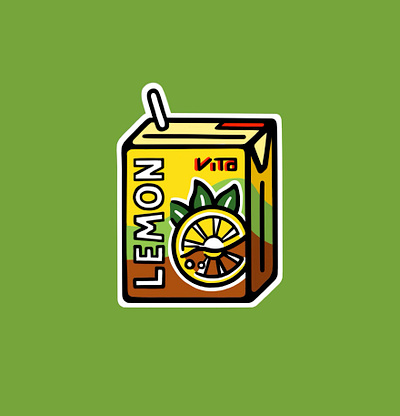 VITA Hong Kong Stickers culture decor drink graphic design graphic illustration handcraft handdrawn hong kong icon illustration juicebox local stationery stickers vector vita vitasoy