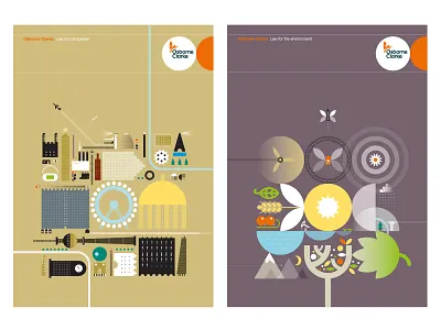 Osborne Clarke covers branding cityscapes cover art design ecology graphicdesign illustration infographics