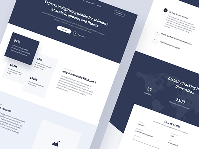 Fit3d - Wireframes 3d body arounda body scanner data digital body figma grayscale hi fidelity landing page measurement prototype sketch statistics ux web design wireframes