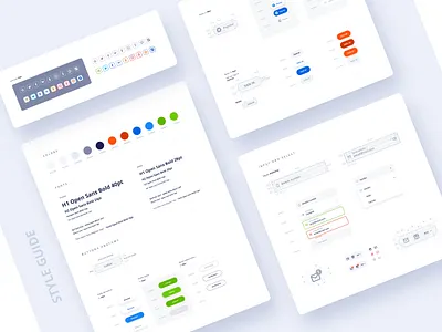 Style Guide for UI/UX project branding design style guide styleguide ui uikit ux