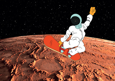 spacebord graphic illustrator