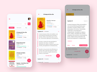 Bookmark App adobexd app book dailyui design graphic design minimal ui ux