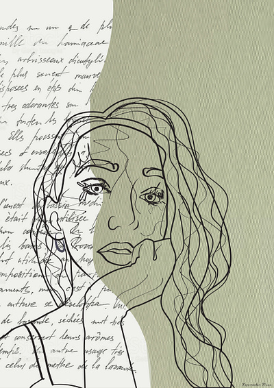 Self portrait design illustrator