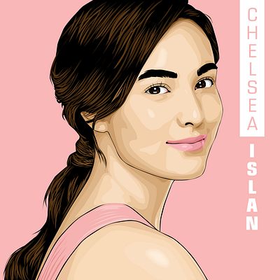 Chelsea Islan Vector design illustration vector