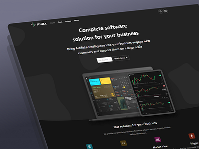 Cryptocurrency Website Design cryptocurrency dark mode design minimal design