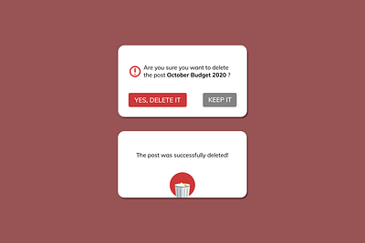 User interface - Modal message dailyui dailyuichallenge design flash message ui user interface