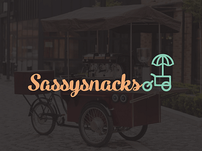 Sassysnacks branding branding and identity copyright design ice cream illustrator letter logo lettering logo logodesign modern modern design modern logo street food texture typeface typogaphy typography logo