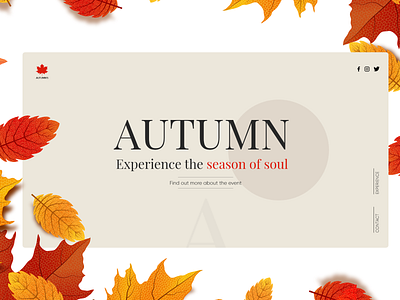 Autumn - season of soul 2d 2d animation app autumn autumn illustration autumn leaves branding dailyui design dribbble best shot dribbble challenge dribbbleweeklywarmup illustration interaction design leaves nature ui ux weeklyui weeklywarmup