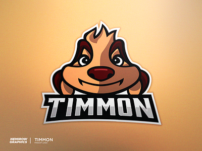 Timon - mascot logo! design esportslogo illustration illustrator logo mascot mascotlogo vector