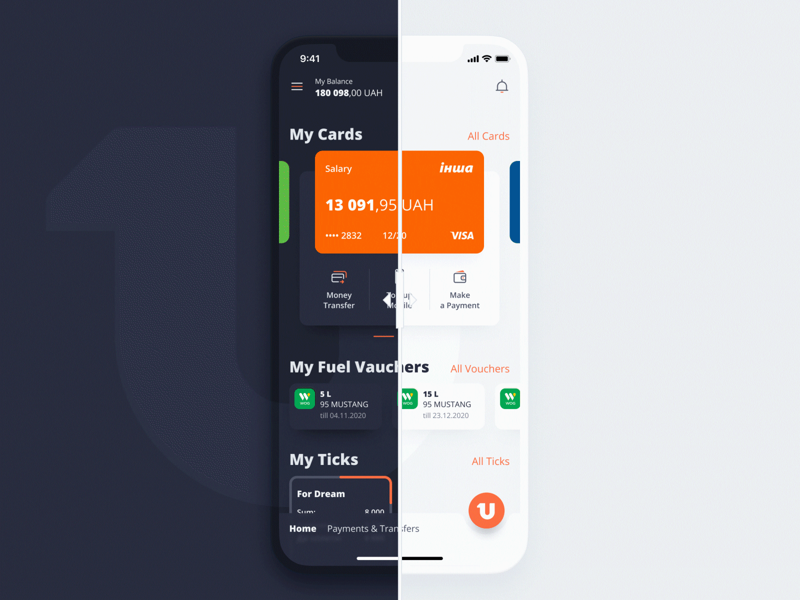 Bank App Concept for Uplata bank app banking app concept dark theme figma finance finance app financial app ios mobile mobile app mobile app design neobank