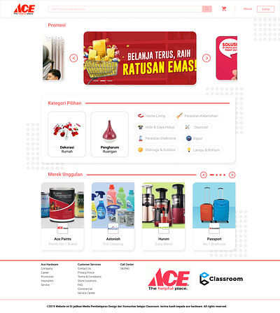 Redesign Ace Hardware Web App design redesign ui ux web