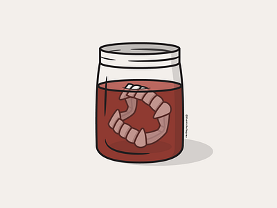 Vectober 2020 - Day 8 blood dentures fake teeth fangs halloween illustration inktober mason jar spooky teeth vampire vectober vector