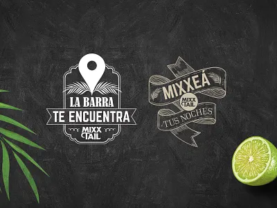 mixxtail branding design illustration illustrator logo mixxtail photoshop promotion typography vector