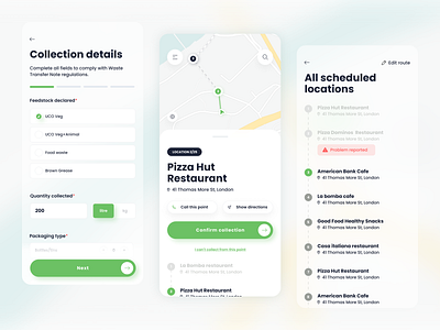 BioLedger application applications blur design interface location map maps minimal minimal app minimalist mobile app mobile application mobile interface mobile ui route ui design